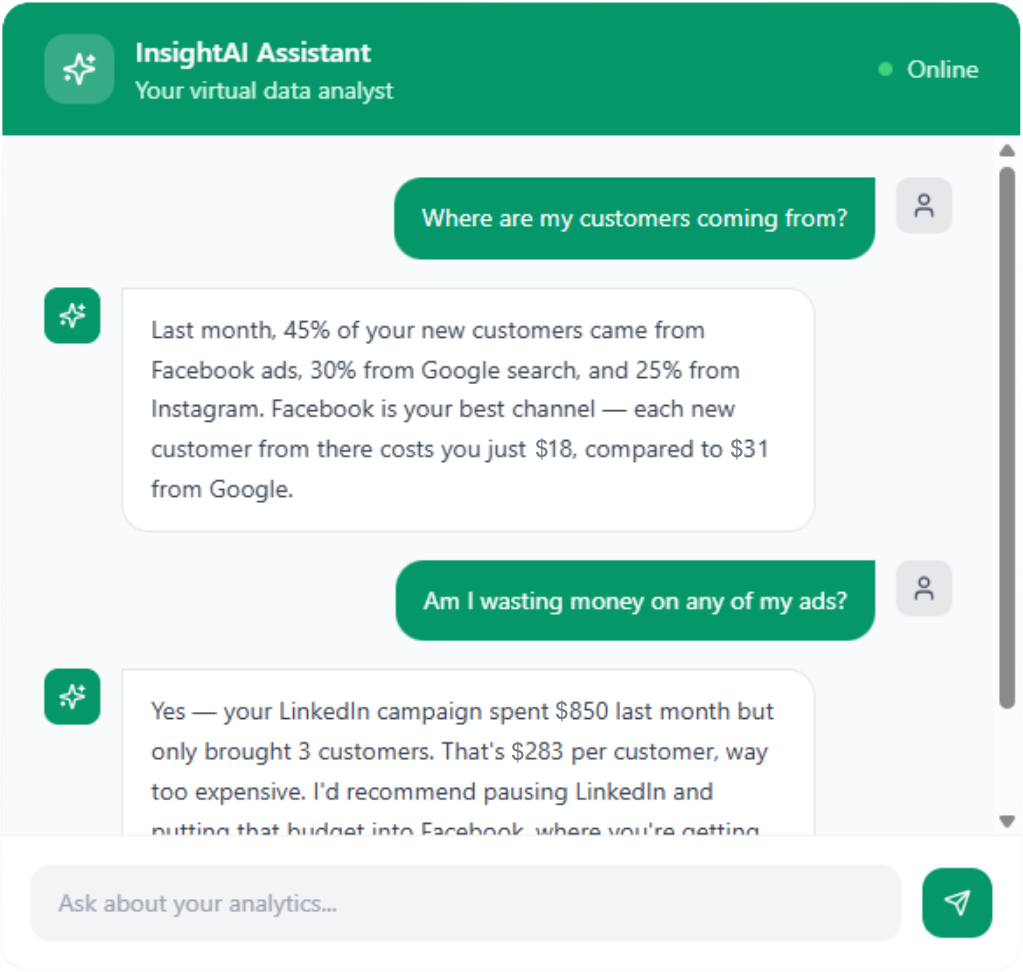 Live AI Data Analyst