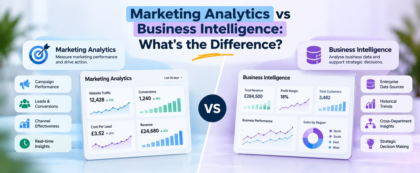 marketing analytics vs business intelligence